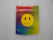 Food Grade Plastic Zipper Bags 8 Colors For CBD Product 46 * 33 * 30cm
