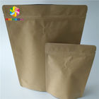 Kraft Paper Stand Up Bags Recyclable 12 * 8 * 22.5CM SGS Certificated With Window