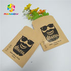 Pill Foil Pouch Packaging Customized Sample Kraft Paper Three Side Sealed Pouch