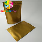 Poly k Mylar Plastic Pouches Packaging Aluminum Foil Stand Up Zipper Bag For Snack