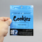 Custom Herbal Incense Packaging 3.5g Cookies Bag Mylar Child Proof With Clear Window