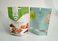 Plastic Coconut Powder Snack Bag Packaging Customized Laminated Resealable With Zipper
