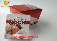 Sex Pill Blister Card Packa 3D Display Box CMYK Printing Recycled With Double Hole
