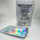 SGS/FDA Aluminium Foil Bag Makeup Reusable Mylar Packaging Three Side Sealed