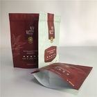 Food Grade Plastic Pouches Packaging Matt Surface Coffee Bag k FDA Marked