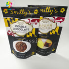 Food Snack Bag Packaging Zipper / Euro Hole For 500g Peanut Cookie Packaging