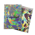 Waterproof Shiny Rainbow Metallic Aluminum Foil Bags Holographic Mailer Jewelry Pac
