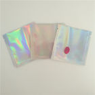 Rainbow Packaging Sealed Plastic Bags Heat Sealed Mini Transparent Holographic Jewelry Pouch