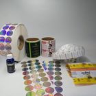 Pvc Transparent Heat Shrink Sleeve Labels Barcode Metallic Holographic For Box / Pill Bottle