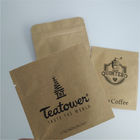 Hot Stamping Foil Coffee Customized Paper Bags Doypack Biodegradable Gravure Printing