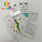 Custom Printed Plastic Pouches Packaging Three Side Heat Seal With Tear Notch