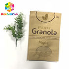 Self Standing Smell Proof Rice Packaging Bags Aluminum Foil Craft Paper Recyclable