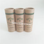 Customized Round Gift Packaging Boxes , Cylinder Box Packaging Kraft Paper For Candy