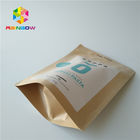 Custom Printed k Food Stand Up Pouch Packing Bag Kraft Paper Matte Surface