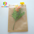 Resealable Custom Paper Bags Food Grade Three Side Seal Aluminum Foil Cookie Packaging