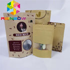 Coffee Weeds Stand Up Pouch Bags Custom Printed Paper Packaging Kraft Paper