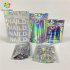 Foil Laminated Cosmetic Packaging Bag Laser Custom Hologram Mylar Zipper Lock
