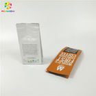Flat Bottom Tea Bags Packaging Resealable k For Protein / Coffee Powder