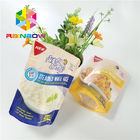 Zipper Plastic Pouches Packaging Printed Vacuum Food Sauce Retort Stand Up Bag