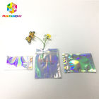 Waterproof Laminated Foil Pouch Packaging Zip Lock Hologram Laser Customized Printing