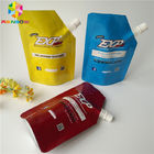 5oz/7oz Plastic Spout Pouch Packaging Transparent Energy Drink Bag Recyclable