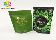 Custom Printed Tea Recyclable Custom Zip Aluminum Foil Tea Food Packaging k mylar bag For Coffee Powder Pouch