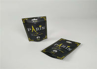 Smell Proof Plastic Pouches Packaging 3.5g Matt Oil Paris OG With Clearly Window