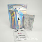 Moistureproof Foil Pouch Packaging Stand Up Zipper Top Customized Size With Handle