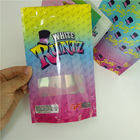 Food Weed Plastic Pouches Packaging Custom Printed Stand Up Pink Runts Bags Heat Seal