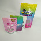 Food Weed Plastic Pouches Packaging Custom Printed Stand Up Pink Runts Bags Heat Seal
