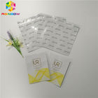 Biodegradable Plastic Foil Bags Three Side Sealed Facial Mask Packaging For Cosmetic