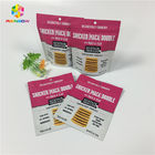 Resealable Plastic Foil Packaging Bags Biodegradable Digital Printing For Chocolate / Cheese