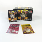 3D Cards Plastic Blister Packaging  Rhino 100k 150k 200k Male Enhancement Pill Pack