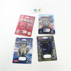 Rhino 69 Series Blister Card Packaging Male Enhancement Pills 3d Pill Blister Packing