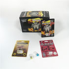 Coated Paper Blister Card Packaging Custom Printed 3D Effect Rhino 69 Pill Capsule Pack