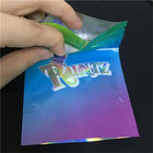 Custom Printed Mylar Zip Plastic Bags Smell Proof Resealable Child Proof Stand Up