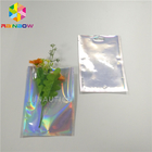 Self Adhesive Hologram Envelop Bags 8x12 Inch For Phone Case / Clothes Packing