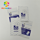 Plastic Mylar Flat Packets Aluminum Foil Bags Laminated Facial Mask Pouch With Tear Notch
