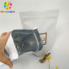 Resealable Top k Aluminum Foil Matte Doypack Pouch Bag For Nut / Dries Fruit