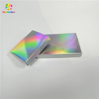 Customized Printed Glitter Paper Box Packaging Cosmetic Holographic Laser For Gift