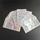 Holographic Laser Aluminum Foil Bags Gravure Printing For Eyelashes Cosmetics Packaging