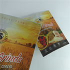 Resealable Foil Pouch Packaging Food Pouches Cereal Rice Seed Nuts Bag Full Color Printed