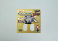 Waterproof Blister Card Packaging Rhino 99 50k Male Enhancement Pills 3d Effect Insert Card