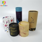 Kraft Paper Box Packaging Round Shape Custom Logo Printed For Gift / Cosmetics / Food