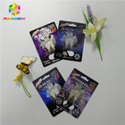 3D Holographic Effect Blister Card Packaging Rhino Container Bullet For Male Enhancement Capsule
