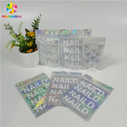 Holographic Foil Zipper Stand Up Pouch Mylar Bag Custom Print k Smell Proof