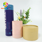 Green Tea Medicine Tablet Packaging Composite Push Up Paper Tube Logo Customized