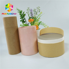 Tea Dry Fruit Packaging Paper Box Packaging Custom Recyclable Push Up Kraft Tube