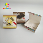 Rectangle Folding Hologram Paper Packaging Box For Cosmetics Eyelash Brush Facial Mask