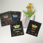 Customized Digital Printed Stand Up Pouches Holographic For 3.5g Exotic Indoor Weed
